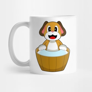 Dog Bathe Bathtub Mug